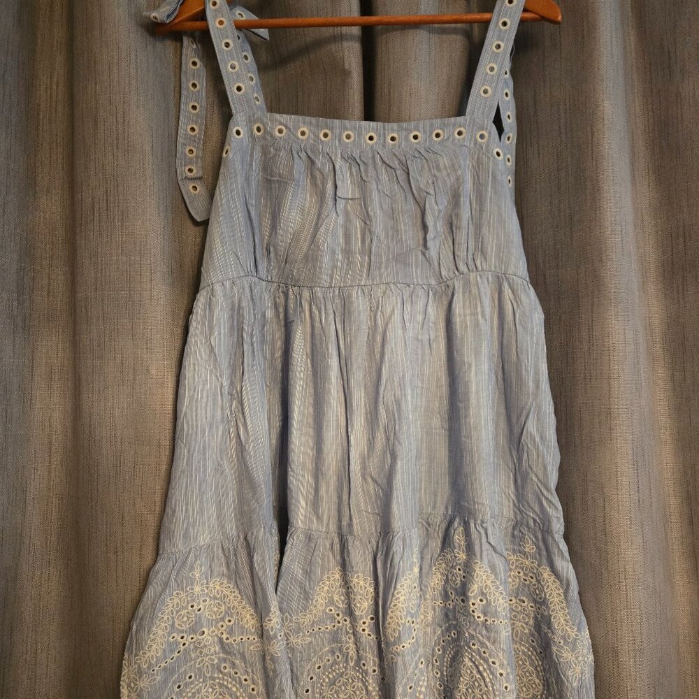 Francesca Baby Blue (denim look) Baby Doll dress. XL